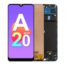 Display cu touchscreen si rama Samsung Galaxy A20 Negru INCELL