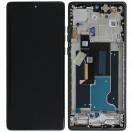 Display cu touchscreen si rama Motorola Edge 50 Neo Gri Service Pack