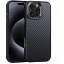 Husa Carbon Fiber Apple iPhone 16 Pro Neagra