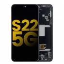 Display cu touchscreen si rama Samsung Galaxy S22 5G S901 Service Pack Negru