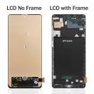 Display cu touchscreen si rama Samsung Galaxy A71 A715F Negru OLED
