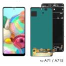 Display cu touchscreen si rama Samsung Galaxy A71 A715F Negru OLED