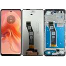 Display cu touchscreen si rama Motorola Moto G04 Negru OEM Display cu touchscreen si rama Motorola Moto G04 Negru OEM