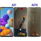 Display cu touchscreen Samsung Galaxy A21 A215F Negru