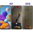 Display cu touchscreen Samsung Galaxy A21S A217F Negru