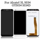 Display cu touchscreen si rama Alcatel 3L 5034D  Negru Original