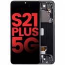 Display cu touchscreen si rama Samsung Galaxy S21 Plus OLED Negru Display cu touchscreen si rama Samsung Galaxy S21 Plus OLED Negru
