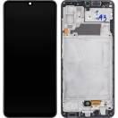 Display cu touchscreen si rama Samsung Galaxy A32 4G A325F Negru