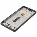 Display cu touchscreen si rama Motorola Moto G75 Negru Service Pack
