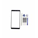 Geam sticla cu OCA Nokia 7.2  Negru Service Pack