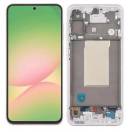 Display cu touchscreen si rama Samsung Galaxy A56 A566 OLED Roz Display cu touchscreen si rama Samsung Galaxy A56 A566 OLED Roz