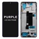 Display cu touchscreen si rama Xiaomi Redmi Note 13 Pro 5G Violet OEM