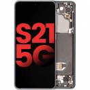 Display cu touchscreen si rama Samsung Galaxy S21 5G Negru OLED