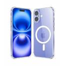 Husa Techsuit Shockproof Clear Silicone MagSafe iPhone 16 Clear