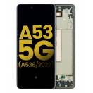 Display cu touchscreen si rama Samsung Galaxy A53 Negru OLED